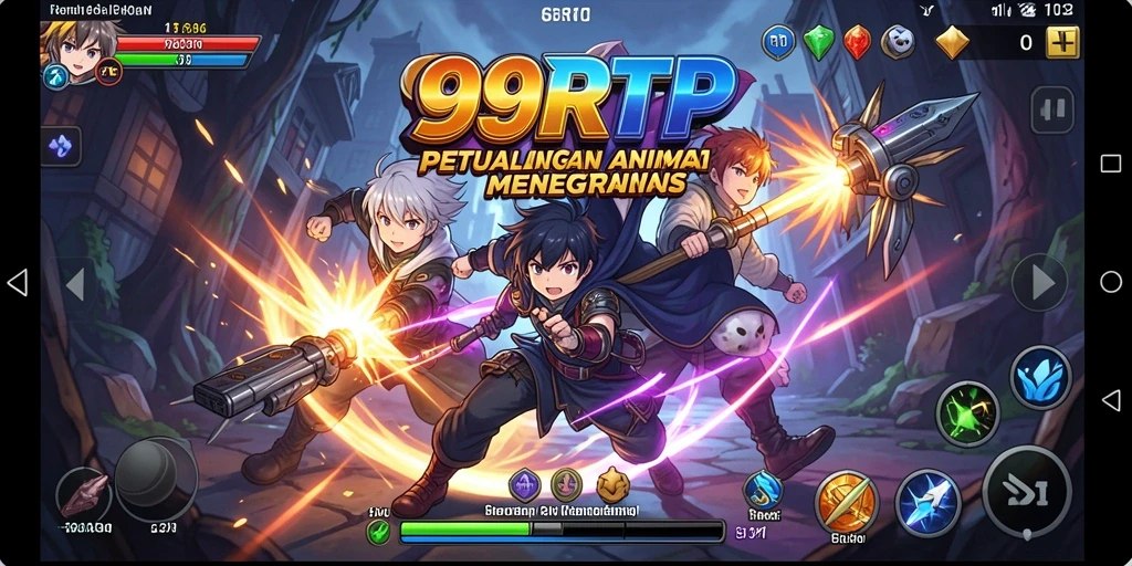 Tampilan gameplay menarik di 99RTP dengan karakter Anime menawan.