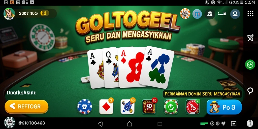 Tampilan gameplay GOLTOGEL yang menarik dan interaktif.