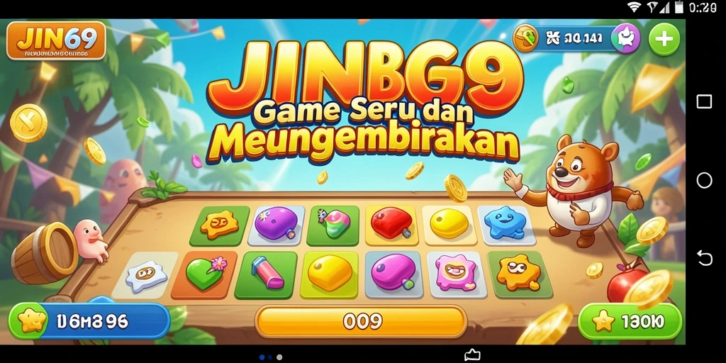 Tampilan gameplay JIN69 yang seru dan interaktif dengan Bingo.