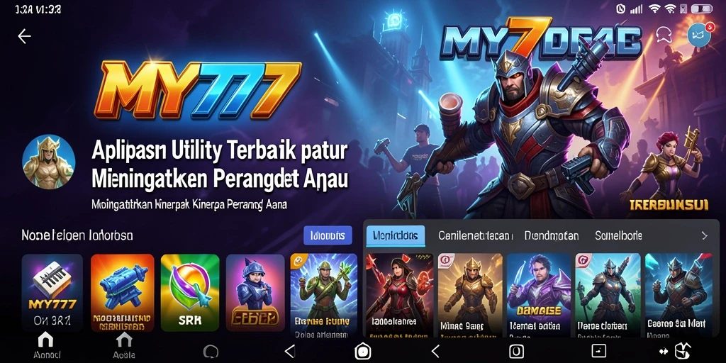 Tampilan antarmuka MY777 yang modern dan mudah digunakan.