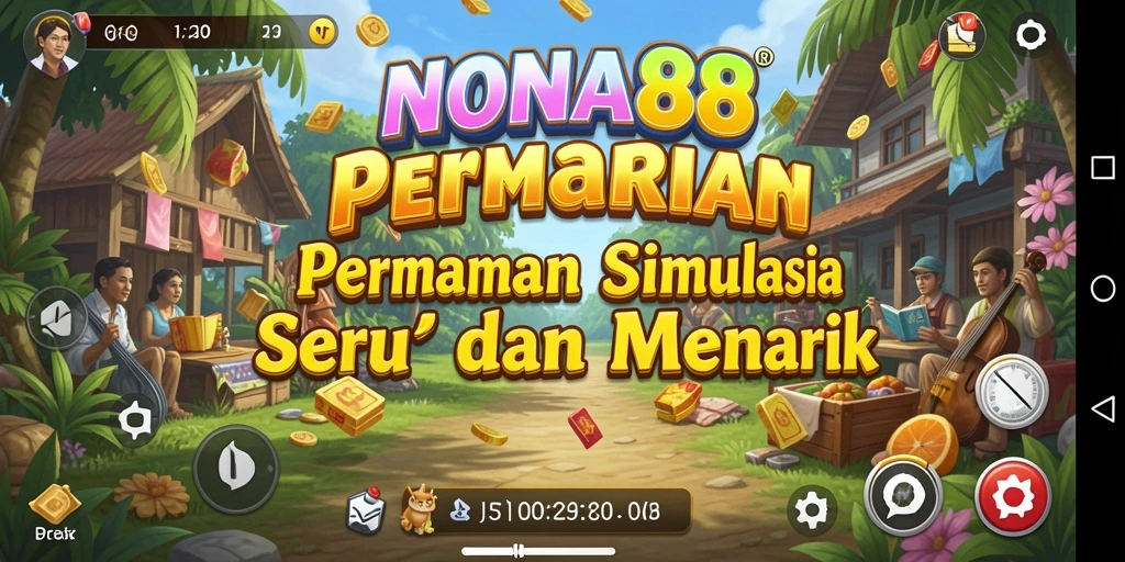 Screenshot NONA88 menunjukkan berbagai fitur gameplay simulasi yang menarik.