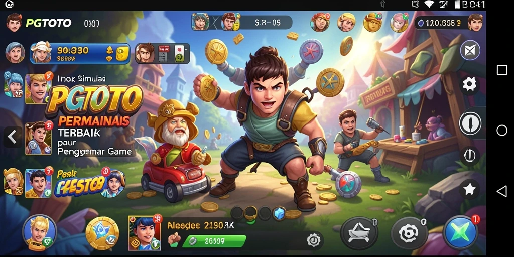 Screenshot PGTOTO menampilkan gameplay simulasi yang menarik dan mendalam.